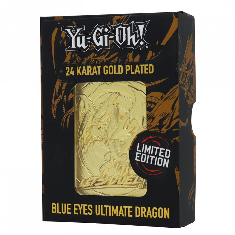 Yu-Gi-Oh! Blue Eyes Ultimate Dragon - 24 Karat Gold Plated Metal Card