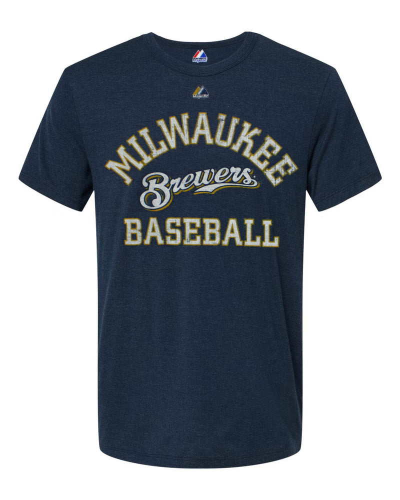 Milwaukee Brewers Ryan Braun Market Value Heathered Blue T-Shirt