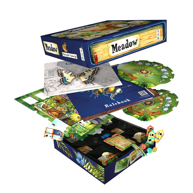 Meadow Board Game | Nature Observing Drafting and Set Collection Game