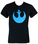 Star Wars Rebellious Cool Blue Logo T-Shirt