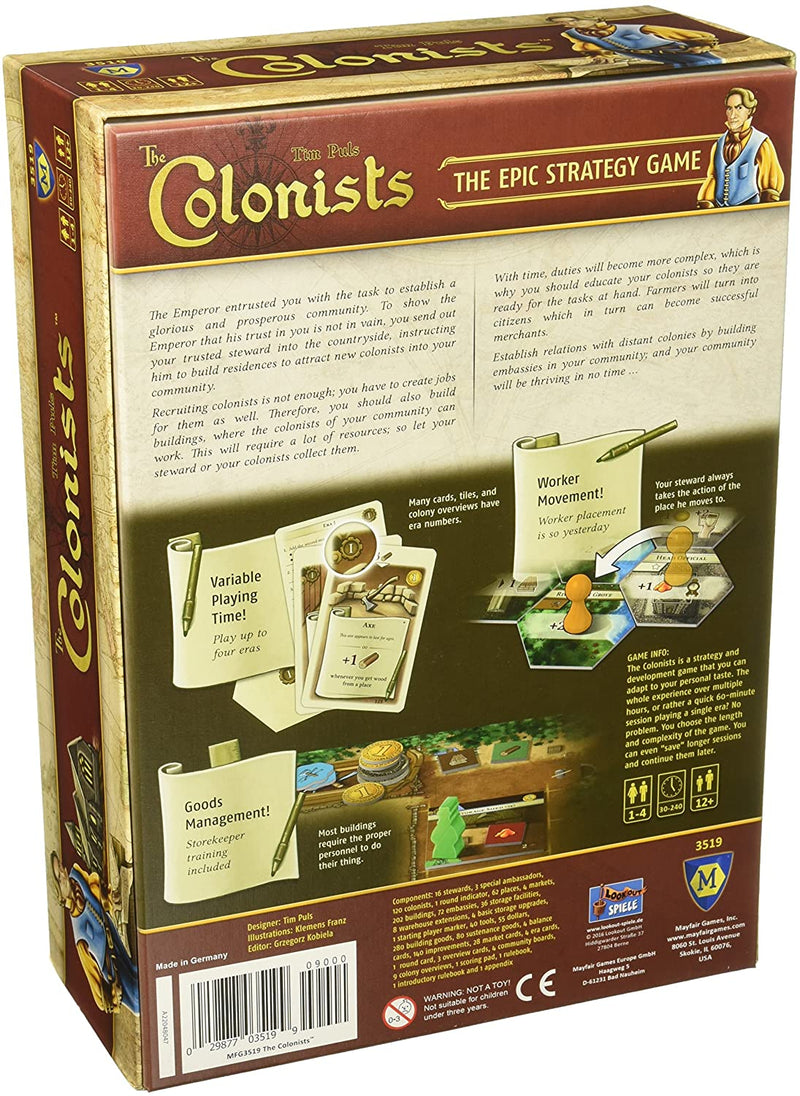 The Colonists Strategy Game