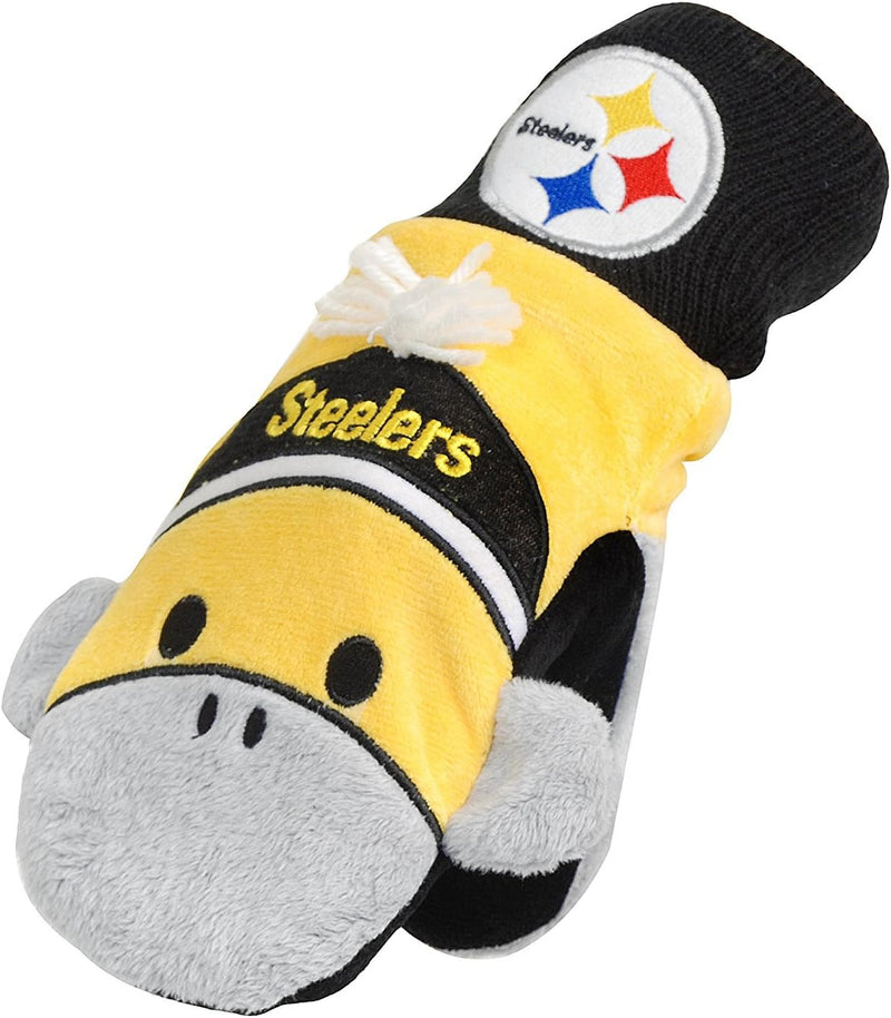 Pittsburgh Steelers Team Mascot Mittens, Small/Medium (Youth)