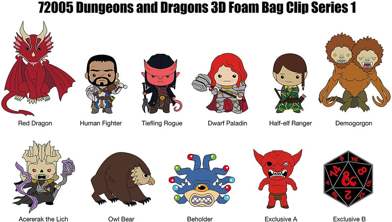 Dungeons & Dragons Series 1 Collector's Bag Clip Blind Bag Figure
