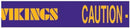 Minnesota Vikings Fans Only Tailgating Caution Tape