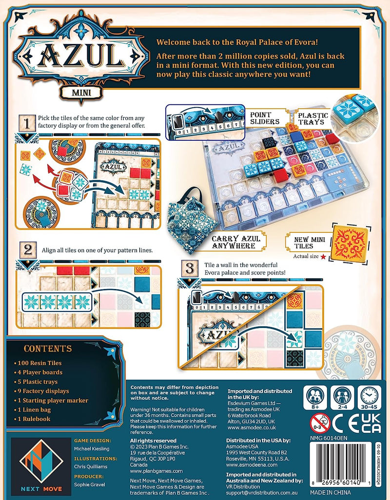 Azul Mini Board Game | Strategy Board Game