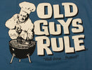 Old Guys Rule Three Stooges Curly BBQ T-Shirt