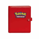 Premium Red 4-Pocket Snap Binder for Pokemon
