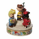 Peanuts Charlie Brown & Friends Spreading Christmas Cheer Figurine