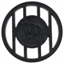 University of Wisconsin Badgers 5 1/2'' Round Team Logo Grill Topper