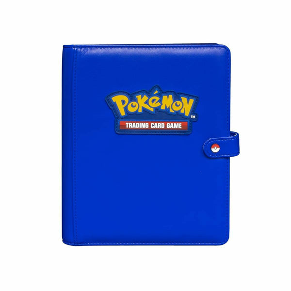 Premium Blue 4-Pocket Snap Binder for Pokemon