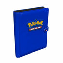 Premium Blue 4-Pocket Snap Binder for Pokemon