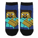 Minecraft Characters 5 Pair Ankle Socks