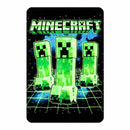 Minecraft Creeper Fleece Throw Blanket