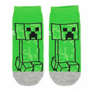 Minecraft Characters 5 Pair Ankle Socks