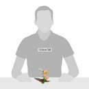 Peter Pan Tinker Bell Sitting on Holly Figurine, 5"