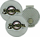 Milwaukee Brewers MLB Golfer's Hat Clip and Ball Markers