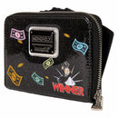 Monopoly 90th Anniversary Money Glitter Zip Around Wallet