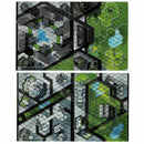 BattleTech BattleMat: City - Central Park/Shopping District