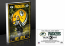 Green Bay Packers Team Pride 3D Acrylic BlocKart 4" x 6"