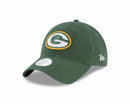 Green Bay Packers 9TWENTY Team Glisten Women's Adjustable Hat
