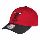 Chicago Bulls Wool 2 Tone Dad Strapback Hat, Red/Black, One Size