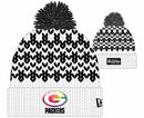 Green Bay Packers Crucial Catch Women's Knit Beanie, White, One Size