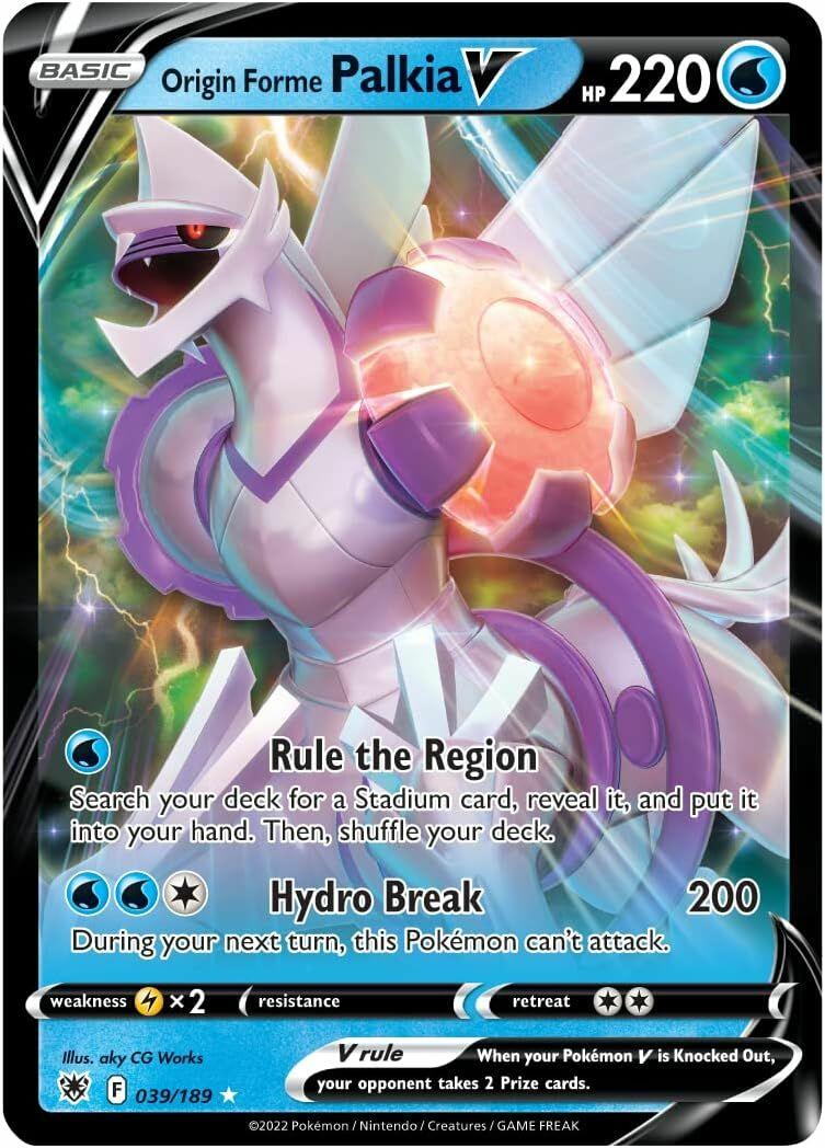 Pokemon TCG: Origin Forme Palkia VSTAR League Battle Deck