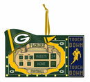 Green Bay Packers: Team Sports America Polystone Scoreboard Ornament