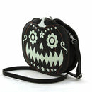 Glow In The Dark Jack O Lantern Pumpkin Crossbody Bag In Vinyl