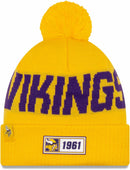 Minnesota Vikings Road Reverse Colors Cuffed Knit Beanie