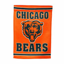 Chicago Bears 18" x 12.5" Embossed Suede Garden Flag