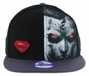 Man of Steel Youth Black Superman Adjustable Hat