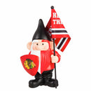 Chicago Blackhawks Flag Holder Gnome