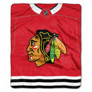 Chicago Blackhawks 50" x 60" Jersey Raschel Throw Blanket