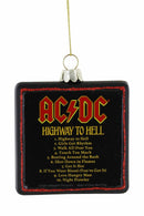 AC/DC Glass Album Cover Ornament, 2 Assorted