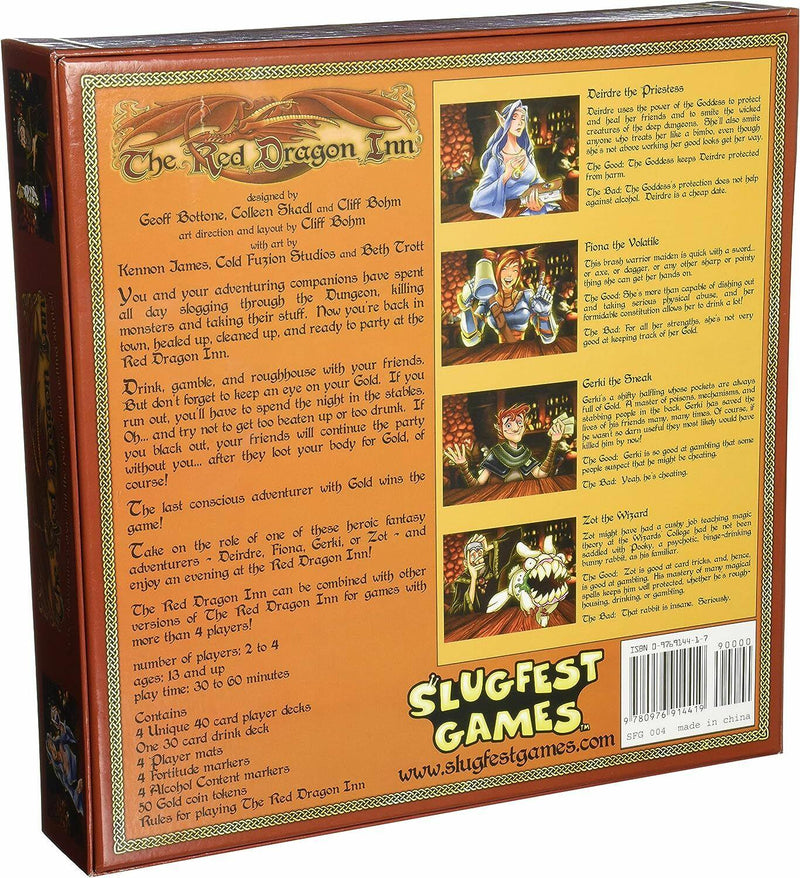 The Red Dragon Inn Strategy Board Game