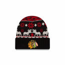 New Era Chicago Blackhawks Team Mooser Knit Hat