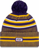 Minnesota Vikings Sideline Home Pom Knit Hat