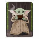 Star Wars: The Mandalorian Quiet Soup Micro Raschel Throw Blanket