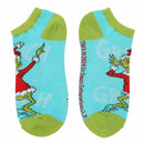 Dr. Seuss The Grinch Junior's 5 Pair Ankle Socks, 5-10
