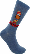 Nintendo It's a-me, Mario! Adult Crew Socks, 2-Pack, Shoe Size 6.5-12