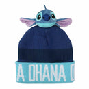 Disney Stitch Plush 3D Cuff Beanie