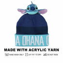 Disney Stitch Plush 3D Cuff Beanie