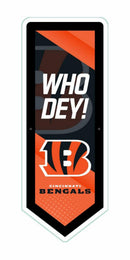 Cincinnati Bengals Ultra-Thin LED Pennant Banner (AS IS)