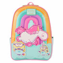 Minions Fluffy Unicorn Rainbow Mini Backpack