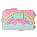 Minions Fluffy Unicorn Rainbow Glitter Zip Around Wallet