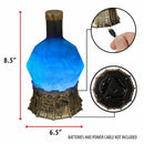 Sorcerer's Potion Light with Swirling Mystical Brew (Blue)