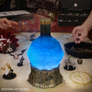 Sorcerer's Potion Light with Swirling Mystical Brew (Blue)