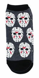Friday the 13th Jason Voorhees Ladies Low-Cut Socks, 5-Pack, Shoe Size 4-10