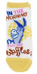 Shrek Quotes Ladies Low-Cut Socks, 5-Pack, Shoe Size 4-10